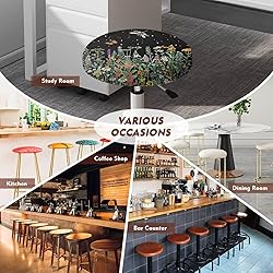 LJMKZJN Starry Floral Butterfly Dragonfly Bar Stool