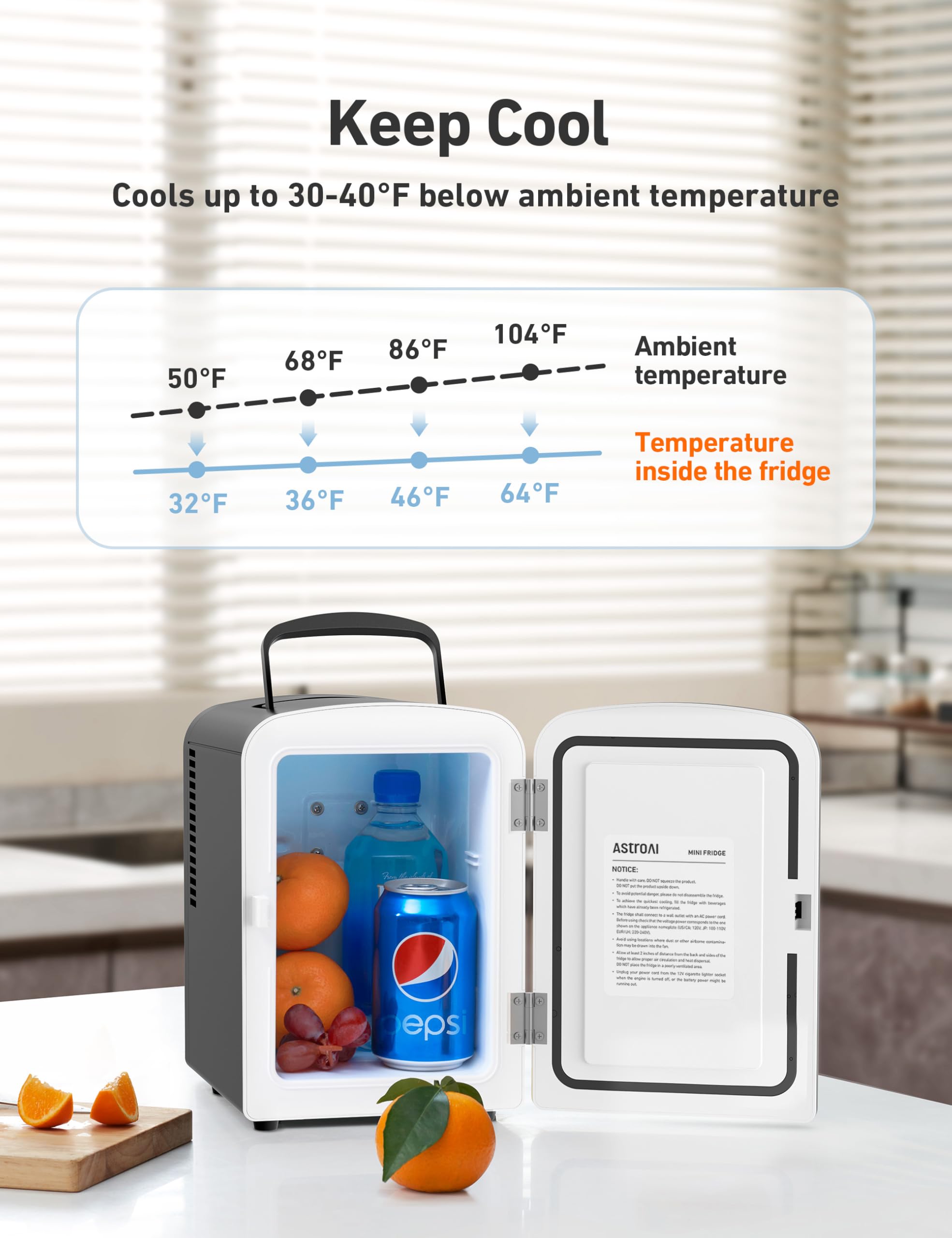 AstroAI Mini Fridge