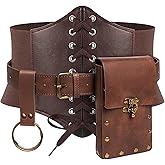 Renaissance Costume Sets Corset Waistband Belt Pouch Purse Magic Potion Bottle Skirt Hike Steampunk Medieval Halloween