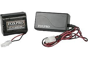 FOXPRO Lithium 10 Cell Rechargeable Battery Kit Compatible with X2S, XWave, X1, Shockwave, and X24 Predator Electronic Game Calls