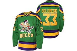 USNYABNI Men Mighty Ducks 33 Greg Goldberg 96 Charlie Conway 99 Adam Banks Stitched Ice Hockey Jerseys