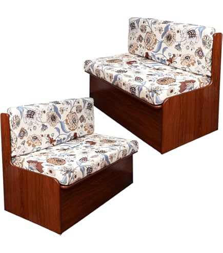 Rv Cushion Covers Dinette Booth Seats Rosnek Floral RV Dinette