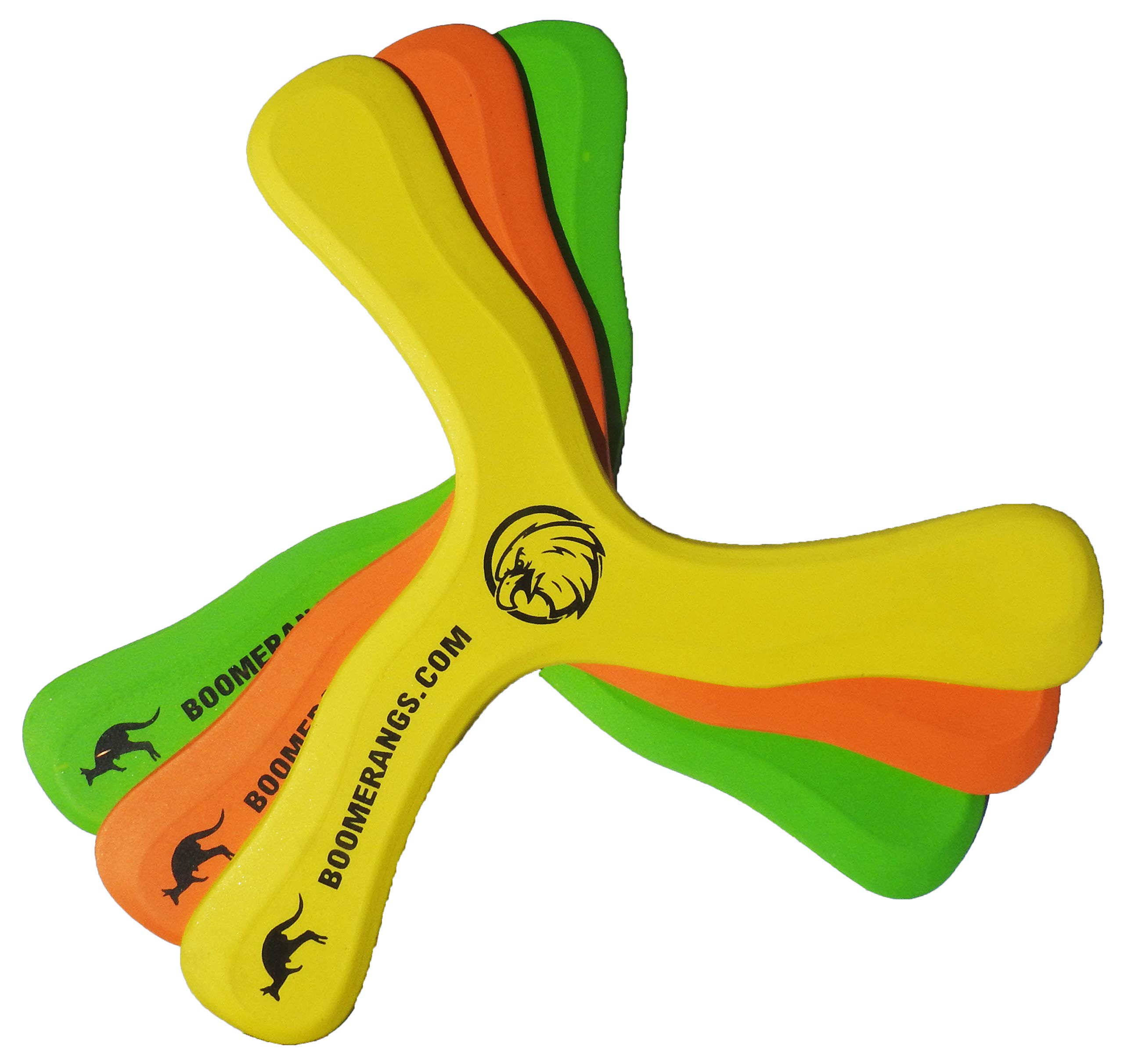 Baloo Boomerang 3 Pack Easy, Safe Boomerangs for Kids as Young as 5