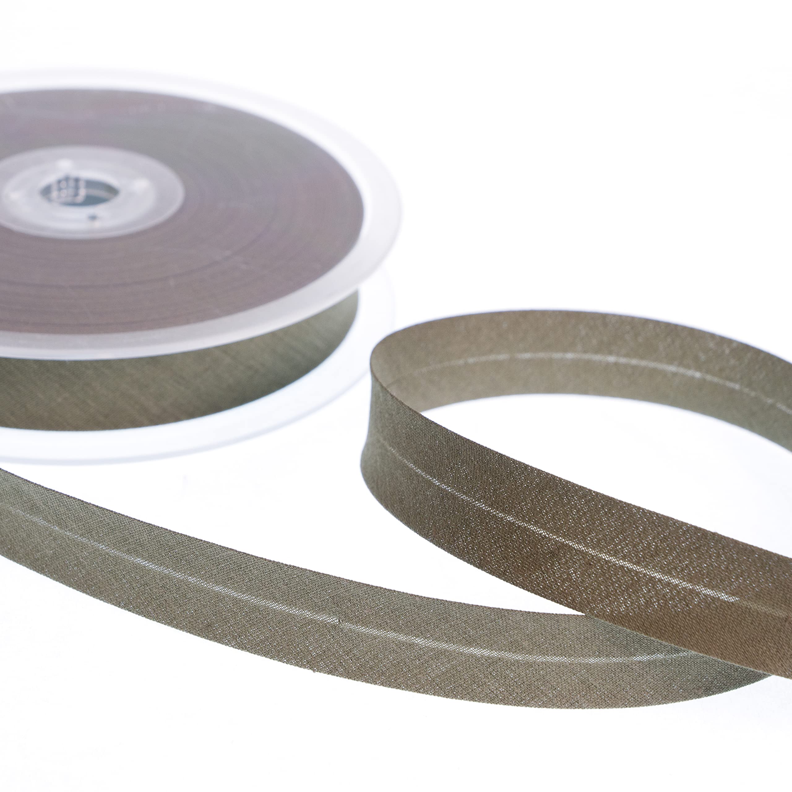 Realm Bias Binding Centre Fold Polycotton 18mm/30mm 5 Metres (Sage, 18mm)