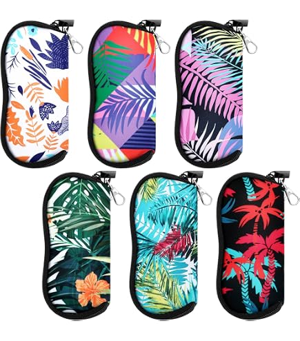 12 Pcs Neoprene Sunglass Case Set for Sublimation Blanks  display picture 2