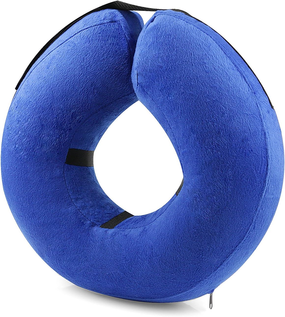 ONSON Protective Inflatable Cone Collar for Dogs and Cats, Adjustable Soft Pet Recovery E-Collar, Not Block Vision E-Collar