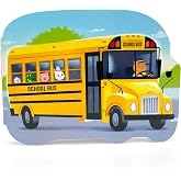 How a School Bus Works - Children's Shaped Board Book for Little Learners and School Bus Lovers