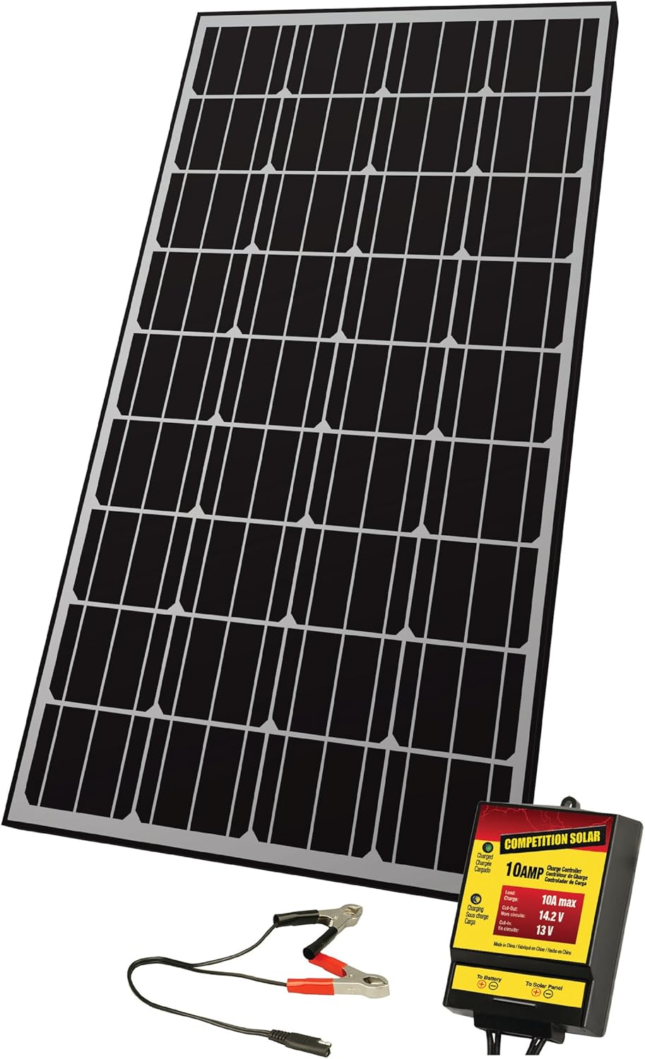 Competition Solar 50145 145watt Monocrystalline Solar Panel with 10