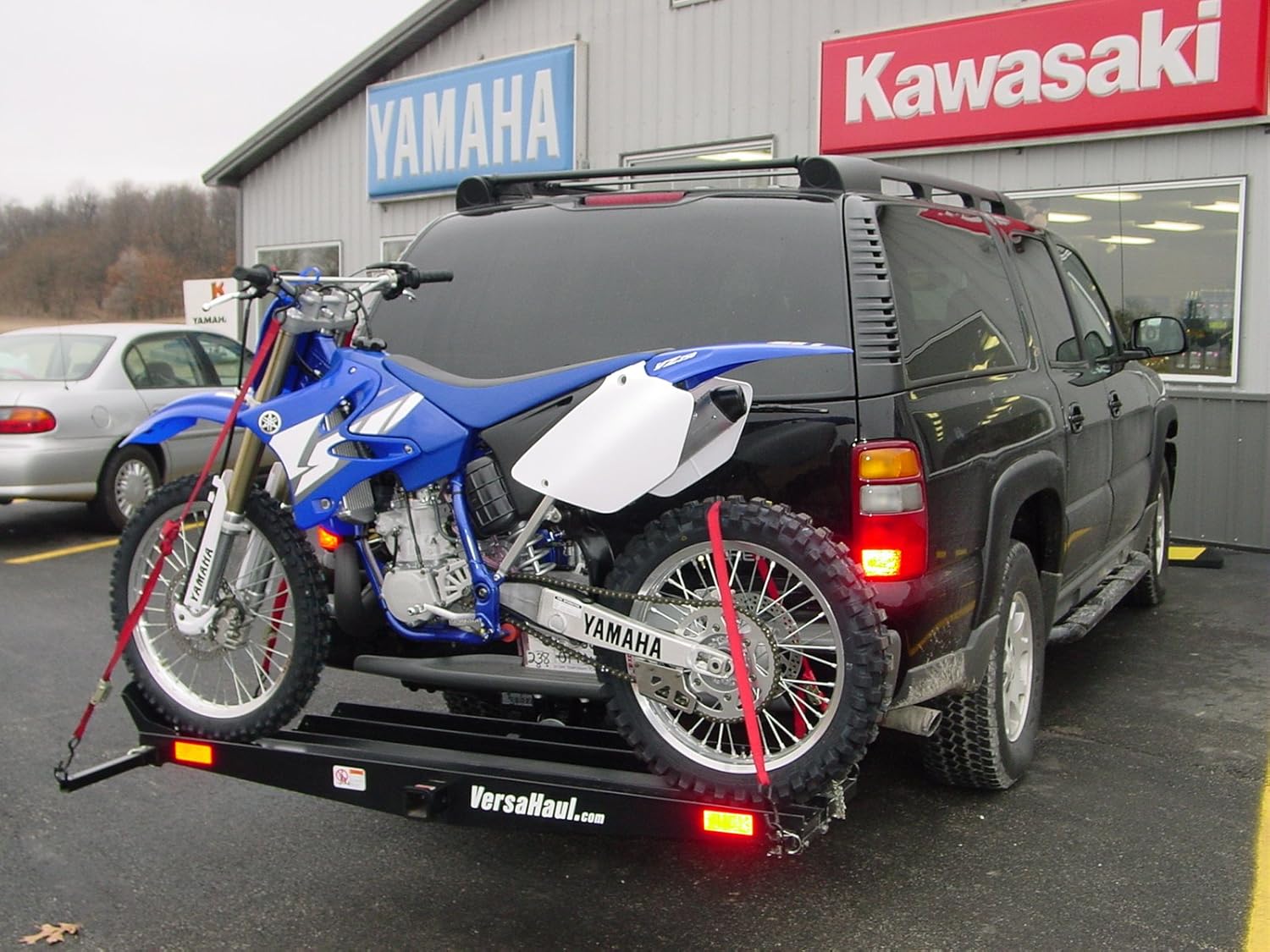 versahaul dirt bike hitch carrier with ramp