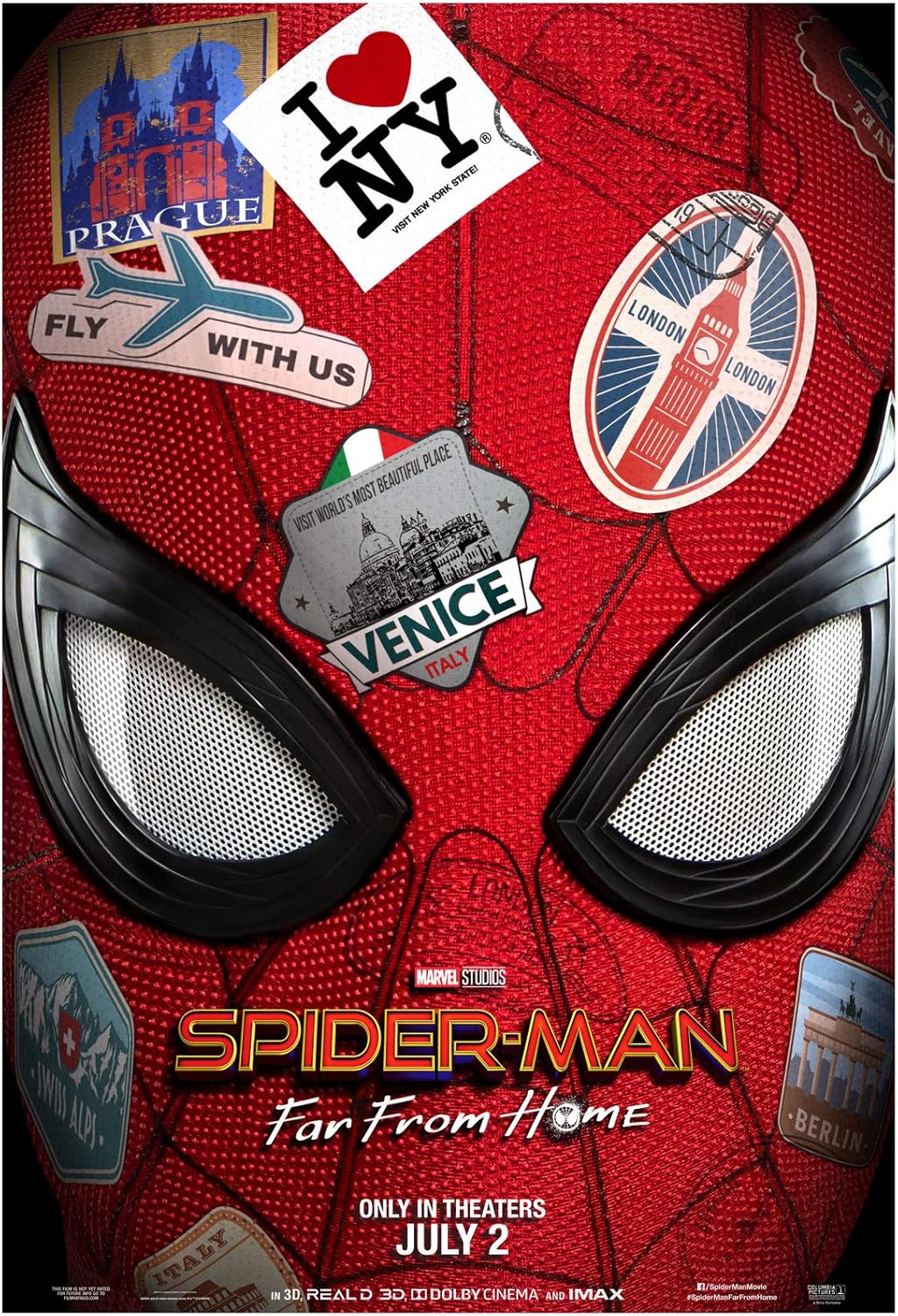 Spider-Man Far from Home Movie Poster 24 x 36 Inches Full Sized Print Unframed Ready for Display