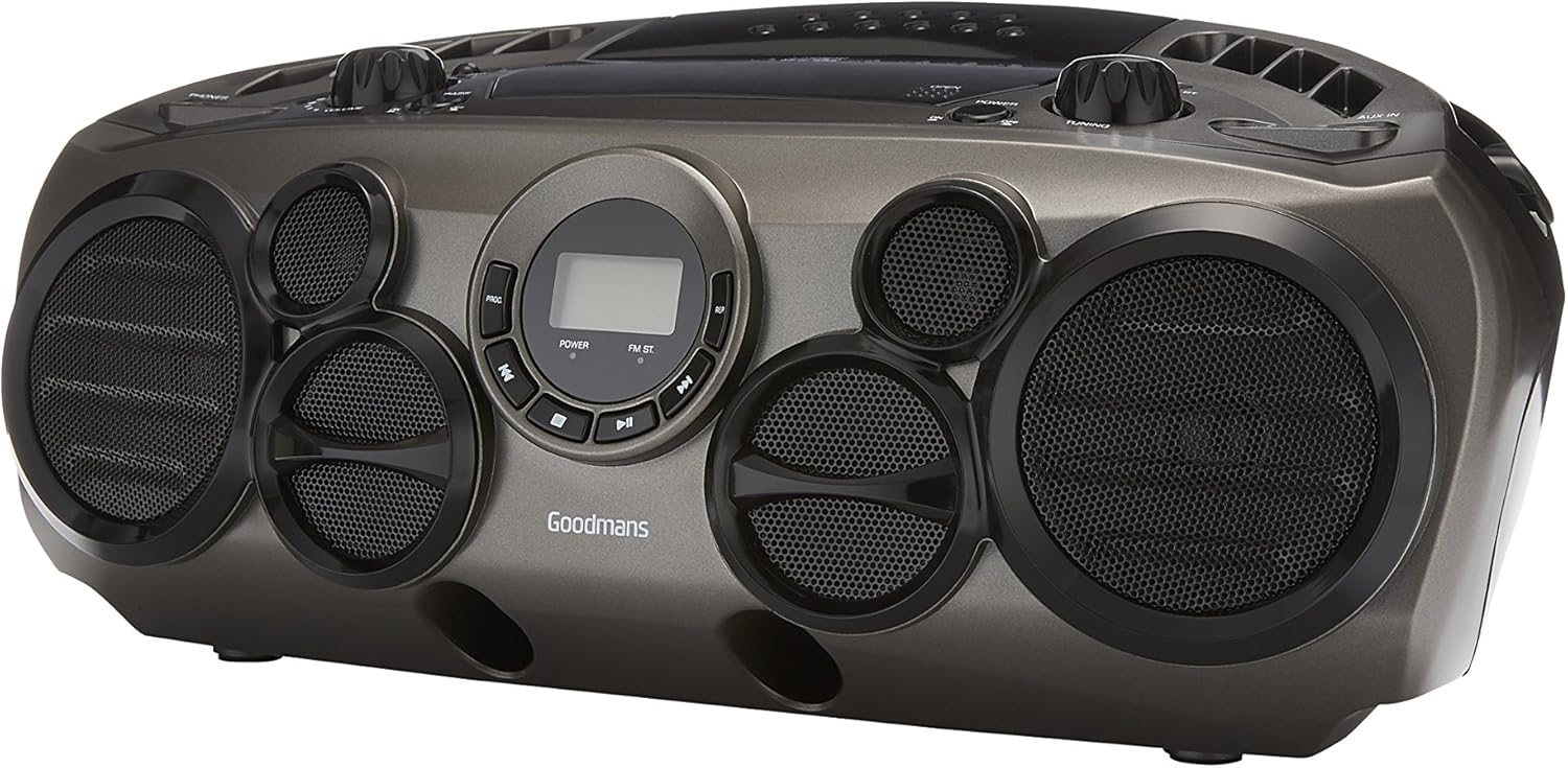 goodmans cd boombox with bluetooth