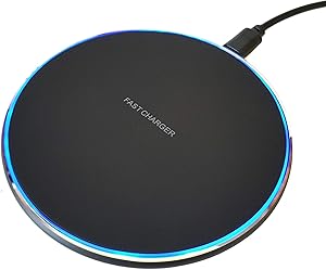 KELBRIA - Universal 15W Max Fast Wireless Charger - User-Friendly Design, Ultra Slim - Compatible with iPhone, iWatch, Air Pods and Samsung Products