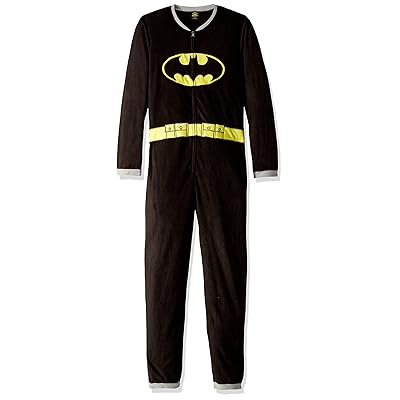 Batman Black Union Suit with Cape Men's Pajamas Jordan Ubuy