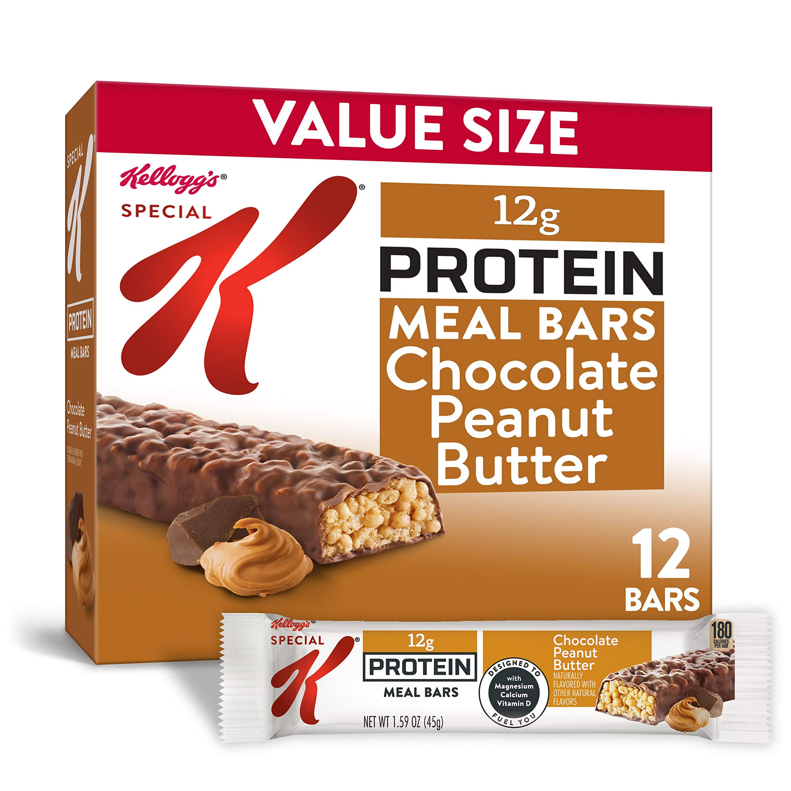 Special K Protein Meal Bars, Chocolate Peanut Butter, 19 oz (12 Count
