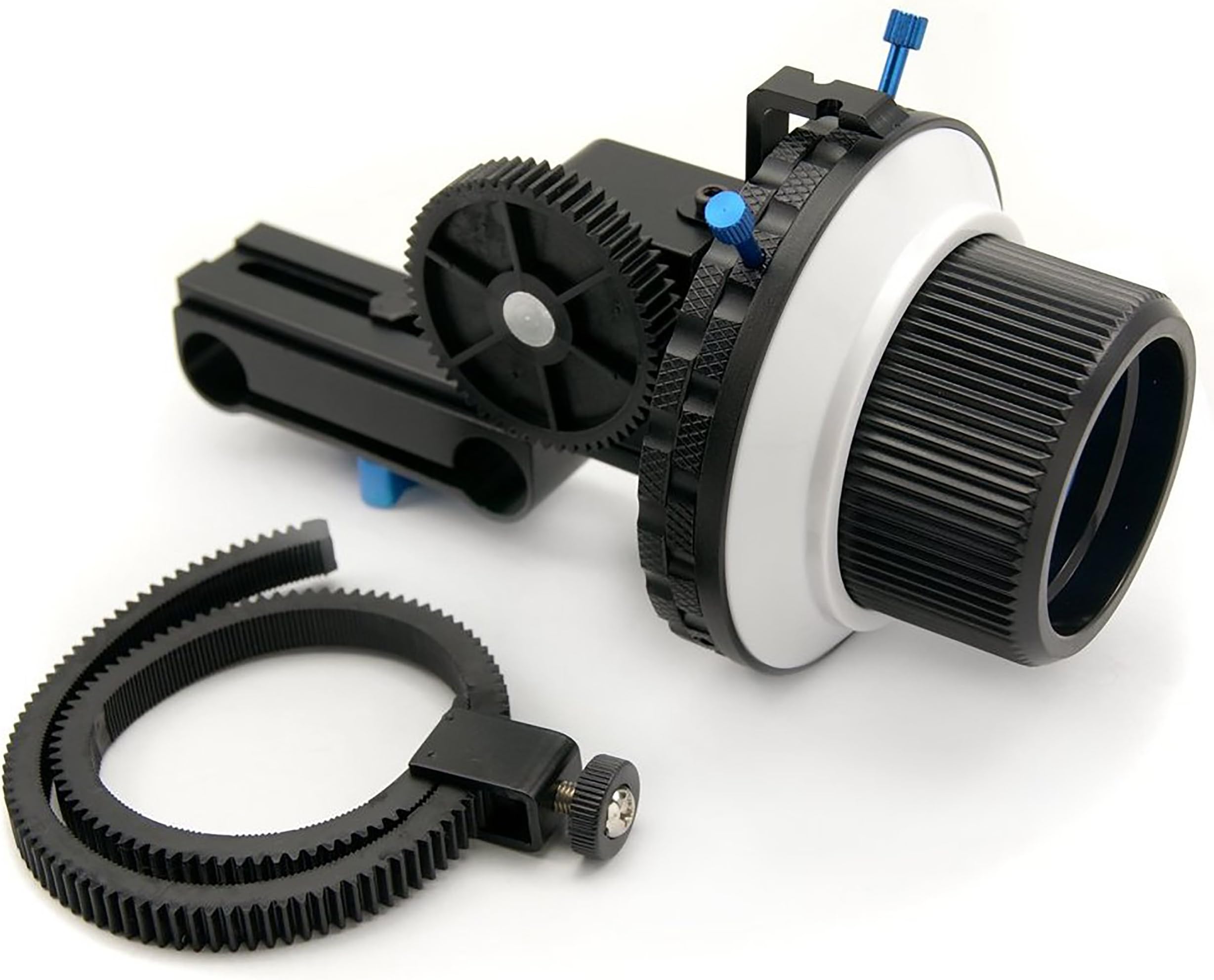 SunSmart Pro DSLR Follow Focus With Gear Ring Belt for DSLR cameras and Camcorders (F3 With Two Hard Stops)