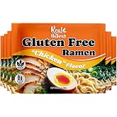 Gluten Free Ramen Noodles Chicken Soup Healthy Rice GF Gluten Free Noodles | Real Naturals 'Chicken' flavor x6 Gluten Free Ramen noodles Tastes just like real ramen, gluten-free food clean healthy vegan
