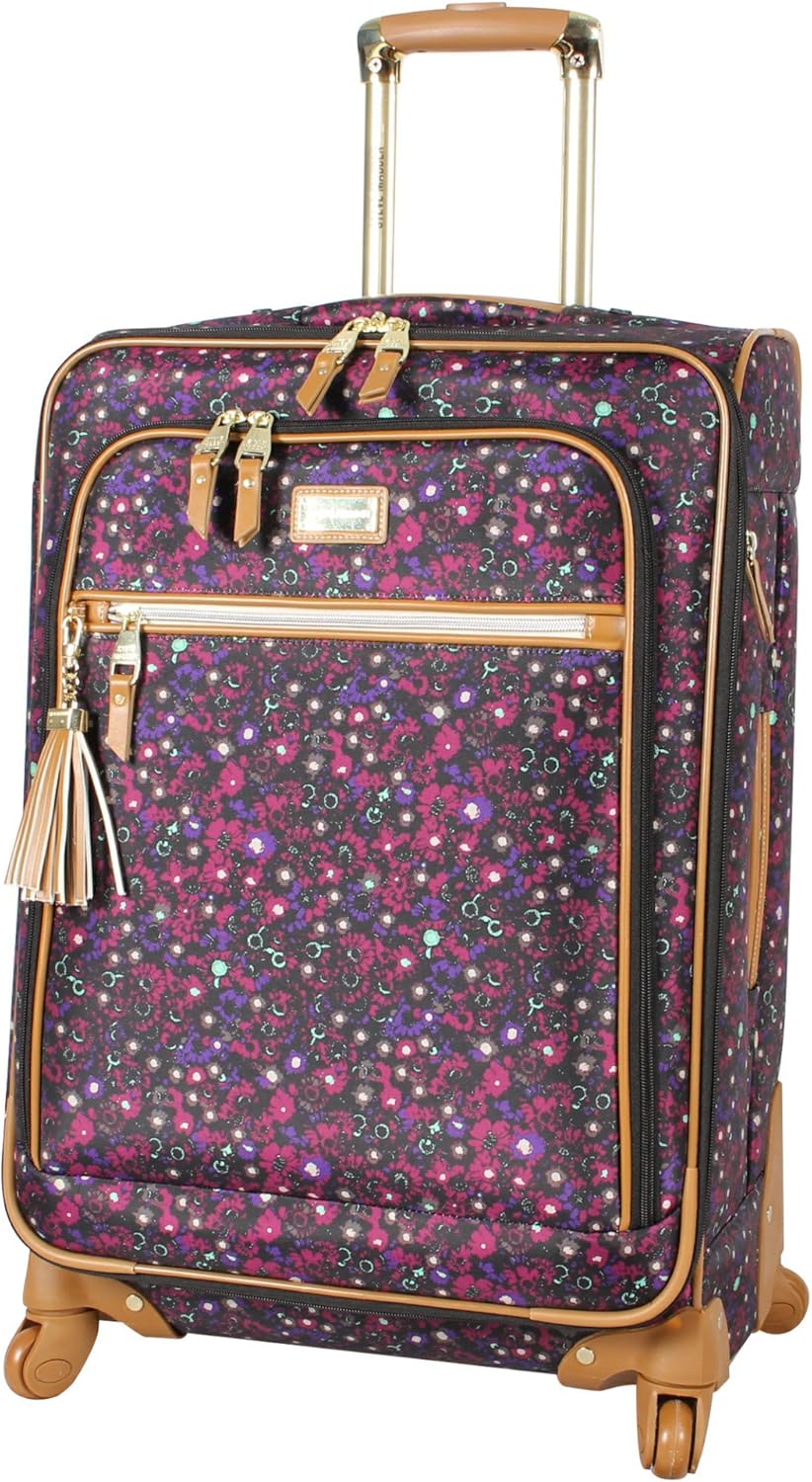 Steve Madden Midsize Softside Expandable Luggage With Spinner Wheels (24in, Dark