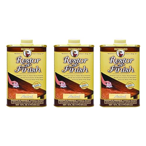 Howard Restor-A-Finish Neutral - Revive Wood Furniture Without Stripping Or Sanding