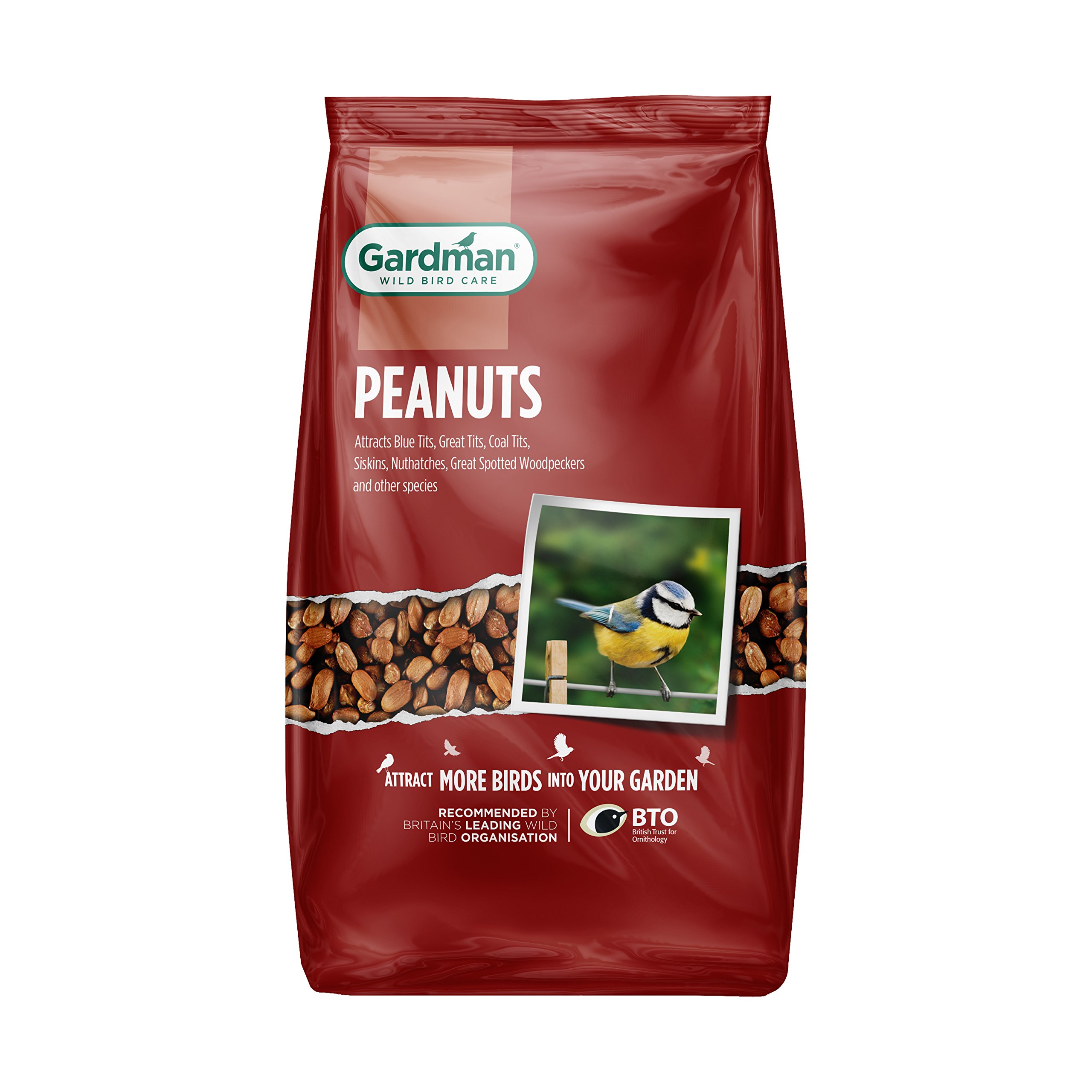 Gardman Peanuts for Wild Birds, 2 kg A05020