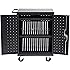 Pearington 32 Device Mobile Charging and Storage Cart for iPads, Chromebooks and Laptop Computers, Up to 13-inch Screen Size, Surge Protection, Front & Back Access Locking Cabinet