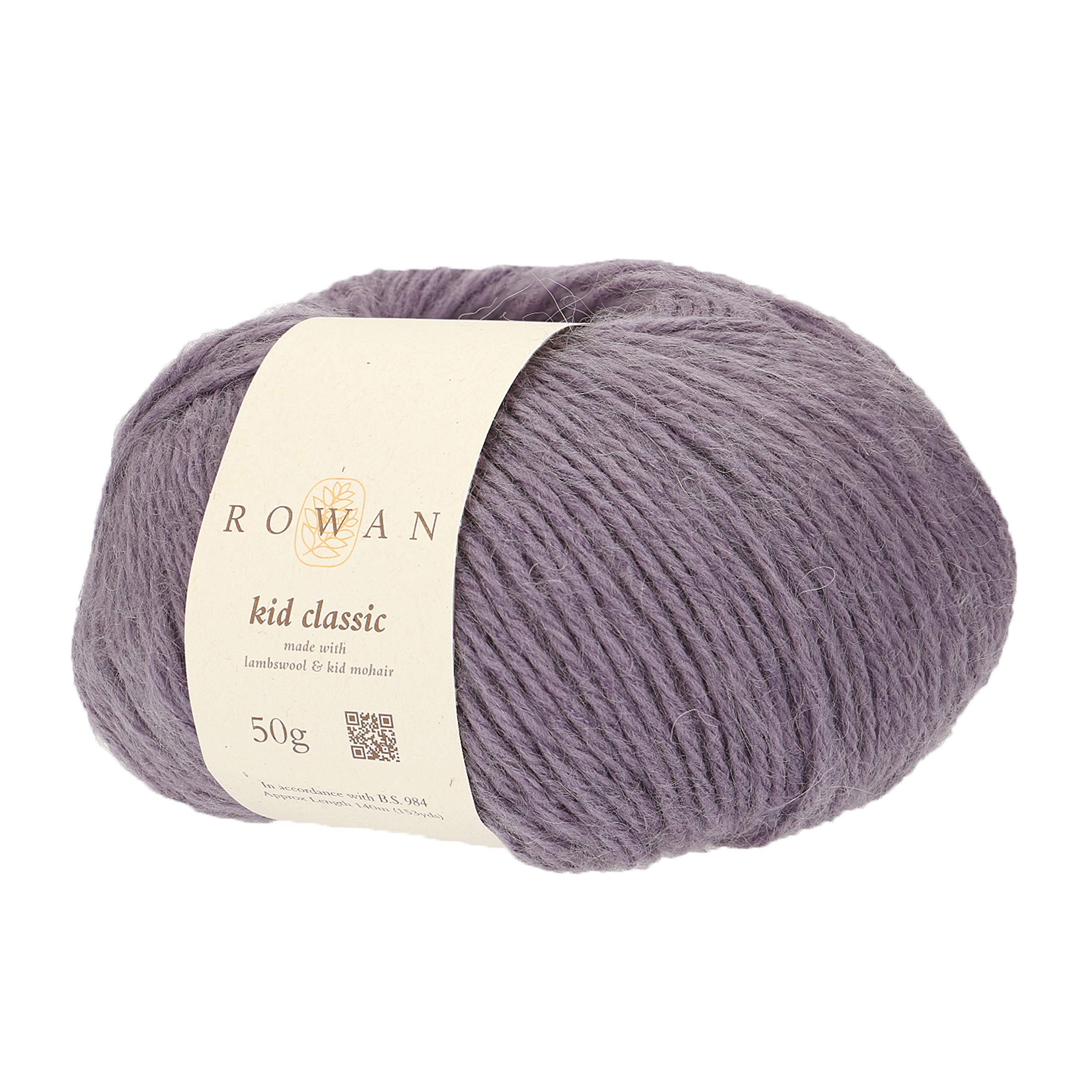 Rowan Hand Knitting Yarn, 70% Wool, 22% Mohair, 8% Polyamide, Lavender, One Size