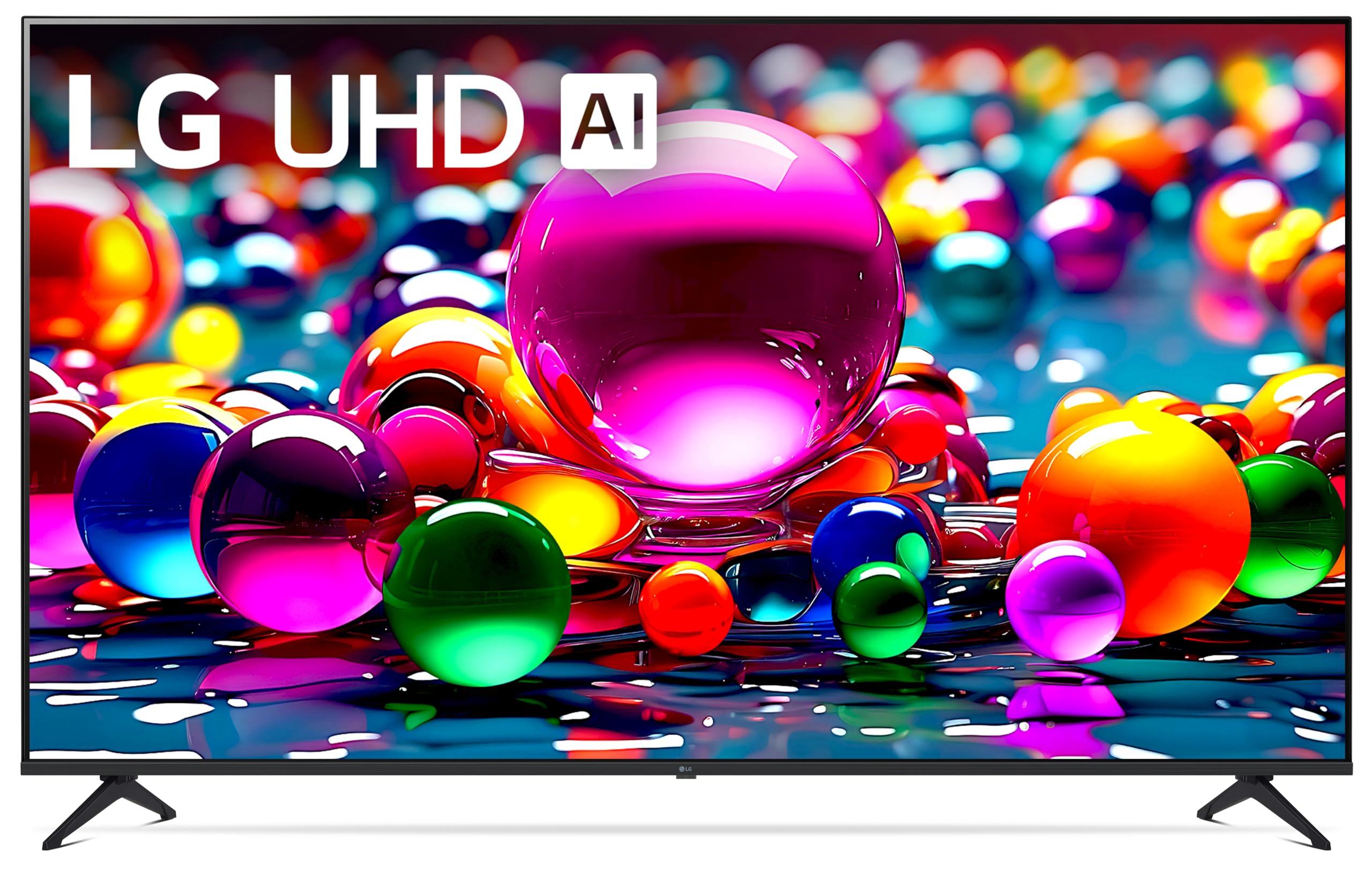 Photo 1 of **DAMAGED SCREEN SELLING FOR PARTS**LG 75-Inch Class UHD AI 4K UA77 Series Smart TV w/AI Sound Pro, HDR10, 4K Super Upscaling, Filmmaker Mode, Wow Orchestra, Compatible with Alexa (75UA7700PUA, 2025)