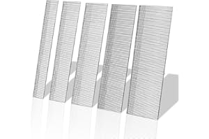 BABAYANG 18 Gauge Brad Nails, 1500PCS Galvanized Nail Gun Nails for Pneumatic, Electric Brad Nail Gun, 5 Sizes (2inch,1-1/2 inch,1-1/4 inch,1 inch,3/4 inch) 18 GA Brad Nails