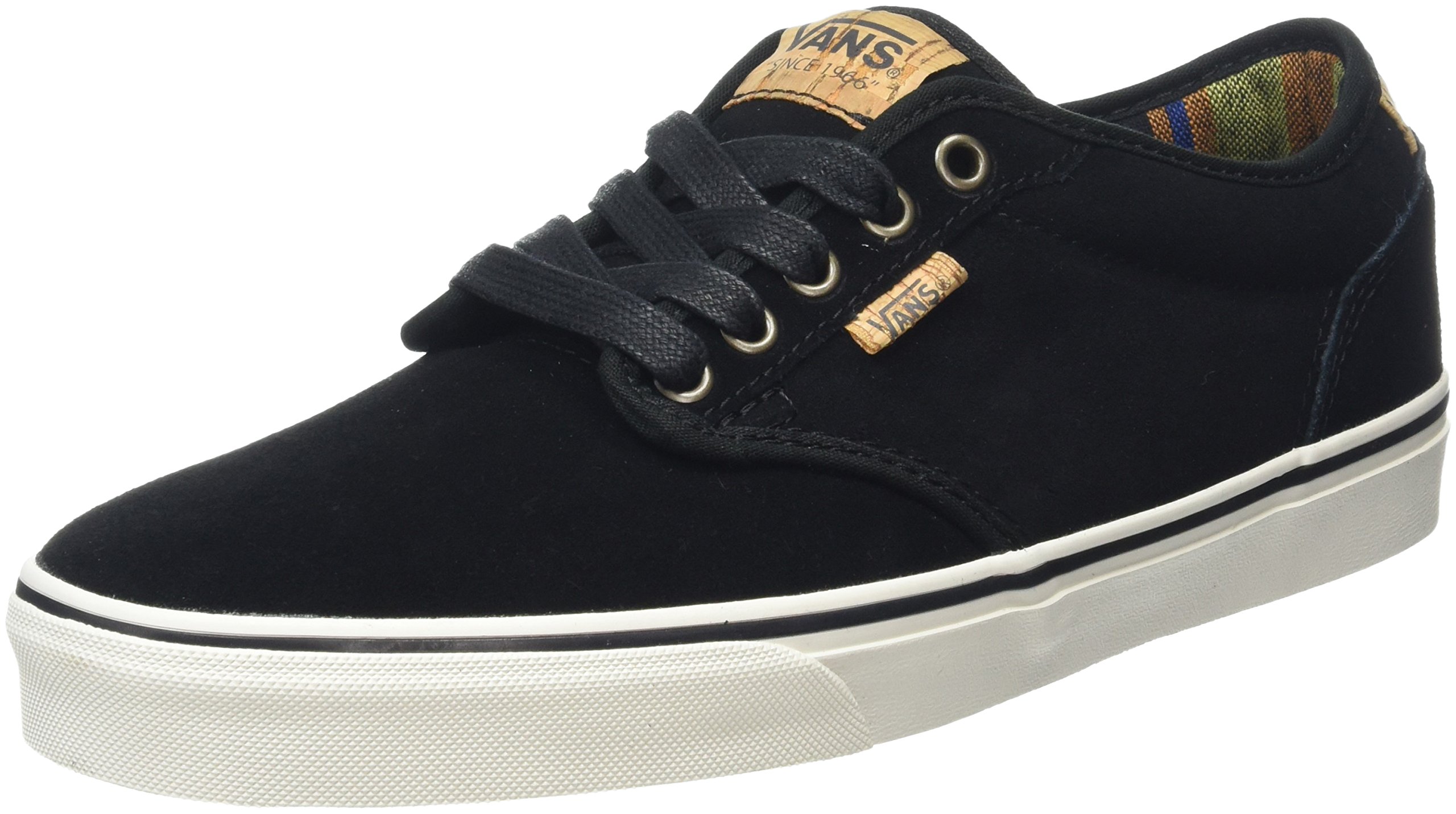 Vans Men's Atwood Deluxe LowTop Sneakers Suede Black (Beige