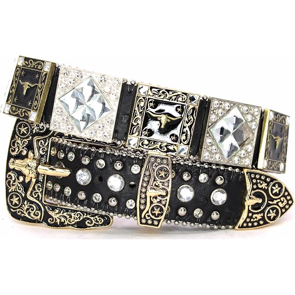 West Star Texas Western Belt Mexican Flag Cowboy Style-8063  display picture 3