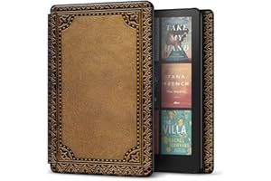 TNP Case for Kindle Paperwhite 12th Generation 2024 / Kindle Colorsoft Signature Edition - 7" PU Leather Protective Folio Cov