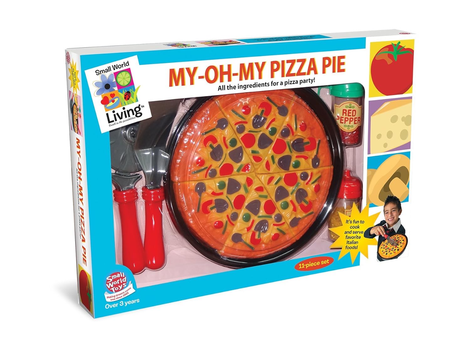 velcro pizza toy