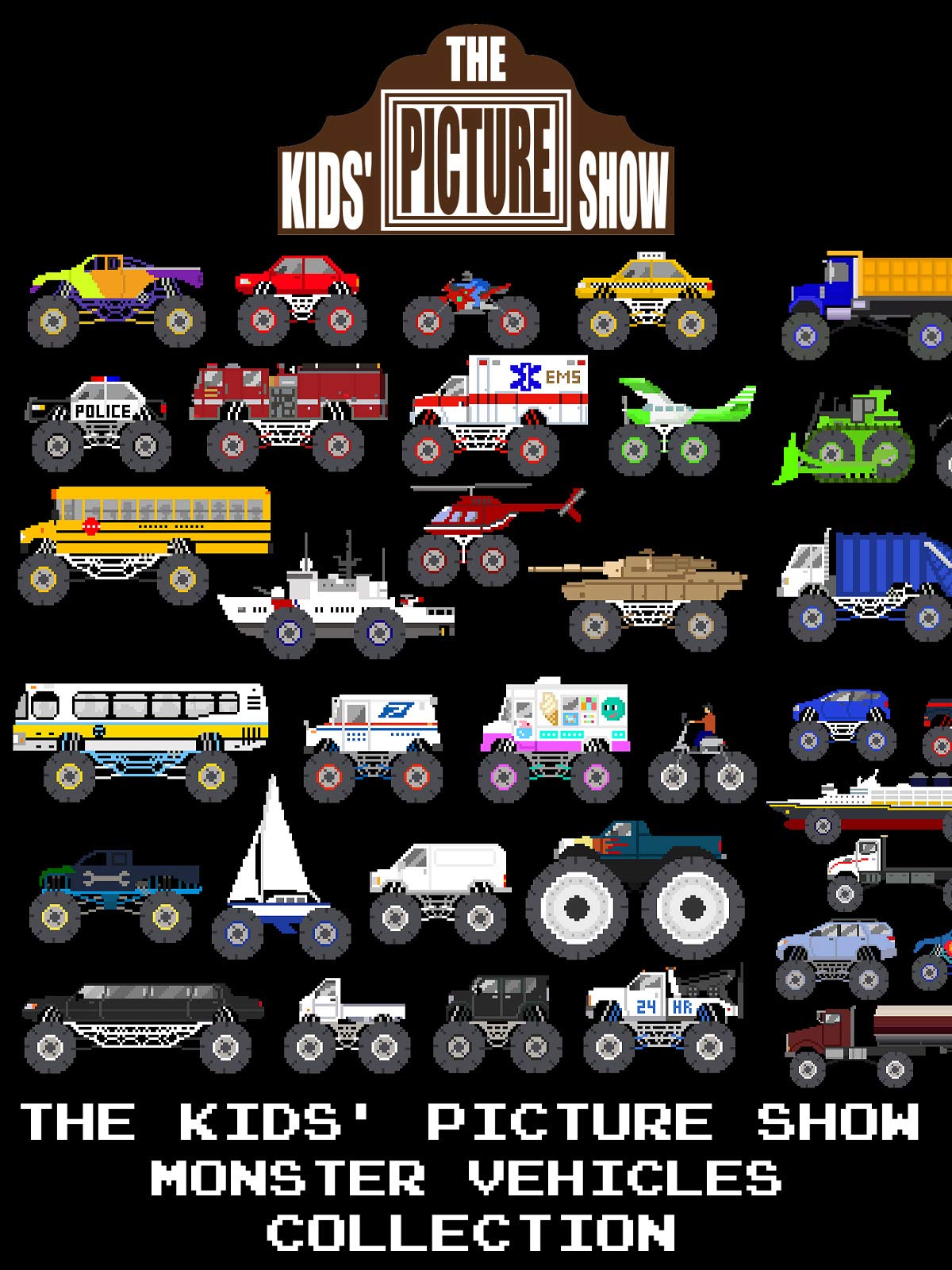 Amazon Com The Kids Picture Show Monster Vehicles Collection Steve Degregorio The Kids Picture Show