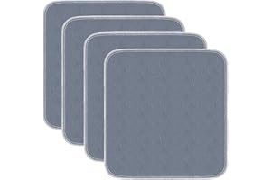 HUNAIGEE Waterproof Chair Pads for Incontinence Absorbent Chair Protector Pads for Incontinence Chuck Pads Washable Reusable 