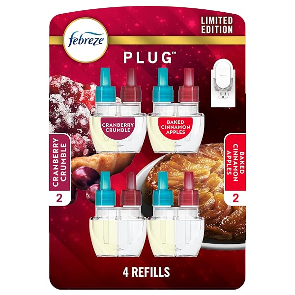 FEBREZE ODOR-FIGHTING FADE DEFY PLUG AIR FRESHENER BAKED...