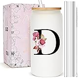 Personalized Gifts for Women, Monogrammed Frosted