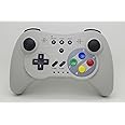 NEXiLUX Wireless Classic Pro Controller Gamepad Compatible with Nintendo Wii U, Gray