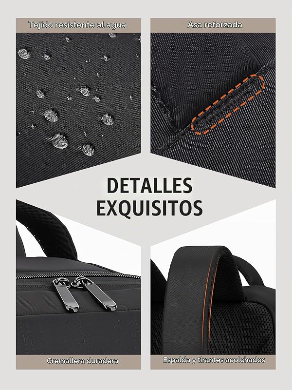 Mochila 40x30x20 para Ryanair expande para 40x30x25