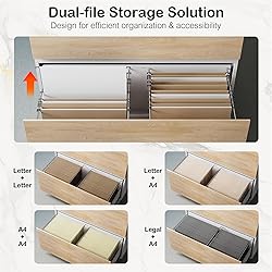 ModernMate 2 Drawer Lateral File Cabinet, Filing