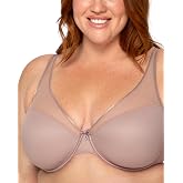 Curvy Couture Women's Sheer Mesh Supportive Lift T-Shirt Bra, Cups C-J | T-Shirt Bra, Push-Up Bra, Sheer Bra, Mesh Bra, Padded Bra, Underwire Bra, No-Show Bra, Full Figure