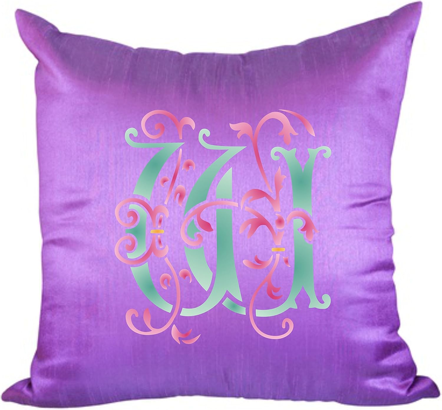 Letter Stencil (W) Reusable Large Decorative Fancy Initial Monogram