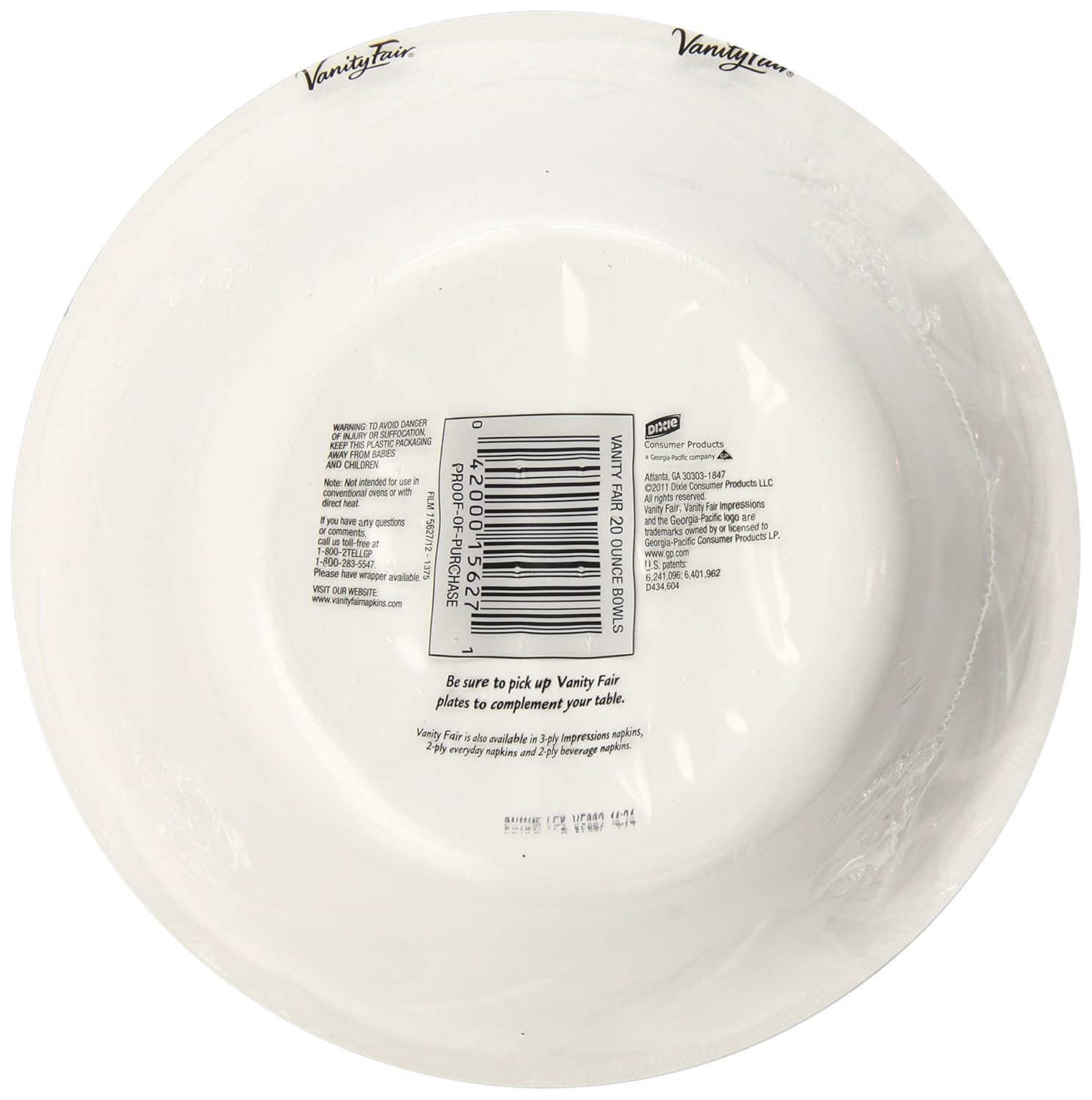 Vanity Fair Paper Plates & Vanity Fair Paper Hand Towels With Holder 45ct Sc 1 St