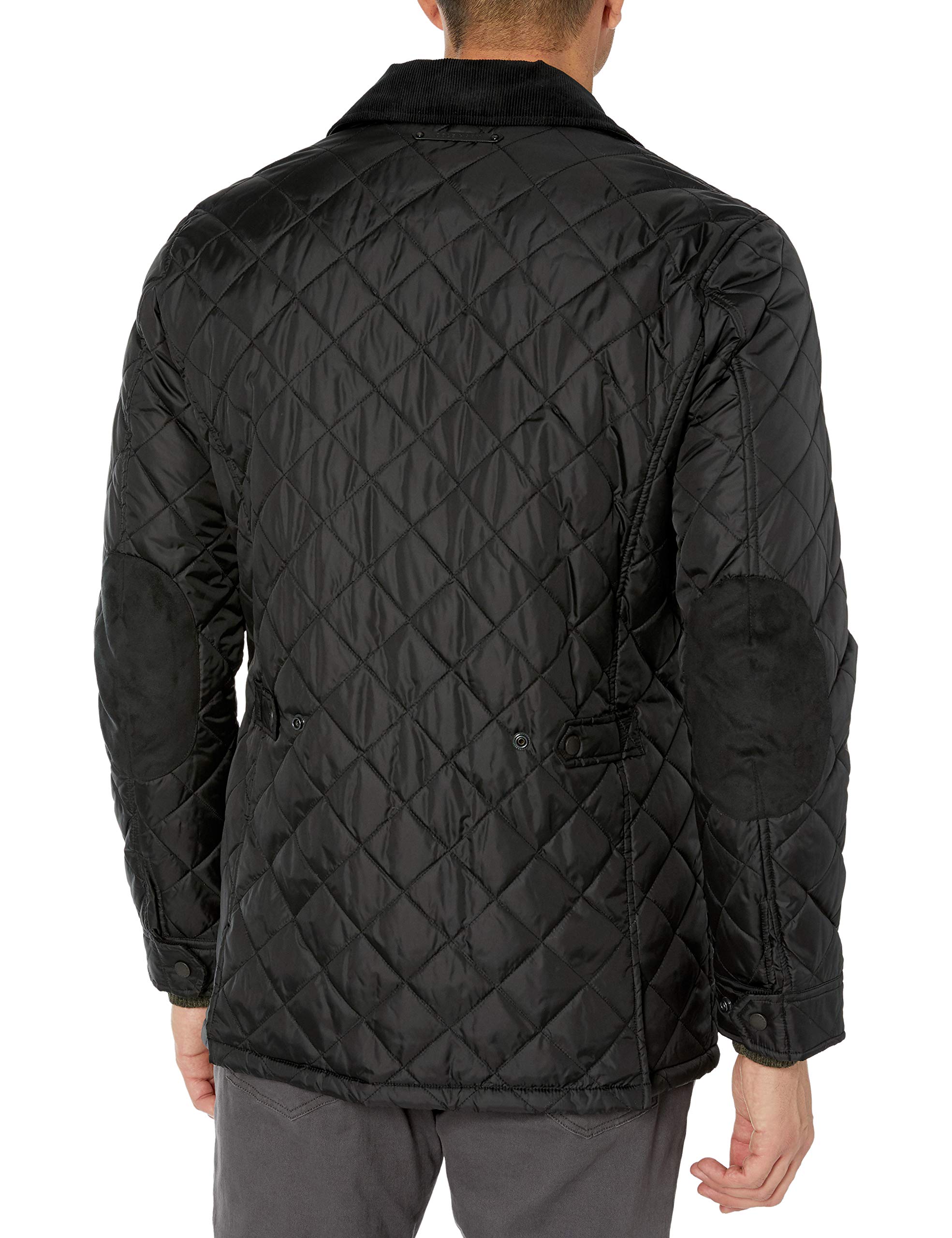 VogeLuxe | Men’s Quilted Barn Jacket with Corduroy Collar main image 1
