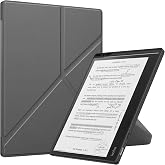 Gylint Case for Kobo Elipsa 2E (2023 Release) Origami Case, The Thinnest and Lightest Leather Smart Cover Case for 10.3" Kobo Elipsa 2E eReader with Auto Wake Sleep Feature Gray