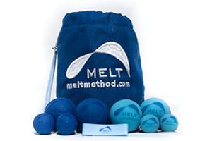 MELT Method Hand & Foot Therapy Ball Kit w/ Sensory FasciaPoint - Therapy Massage Ball Set and Massage Roller for Plantar Fasciitis, Trigger Point, & Myofascial Release - Hand & Foot Roller Massager