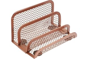 Luxshiny Desk Mail Organizer Multi-Functional Letter Holder Small File Rack for Home Office Use