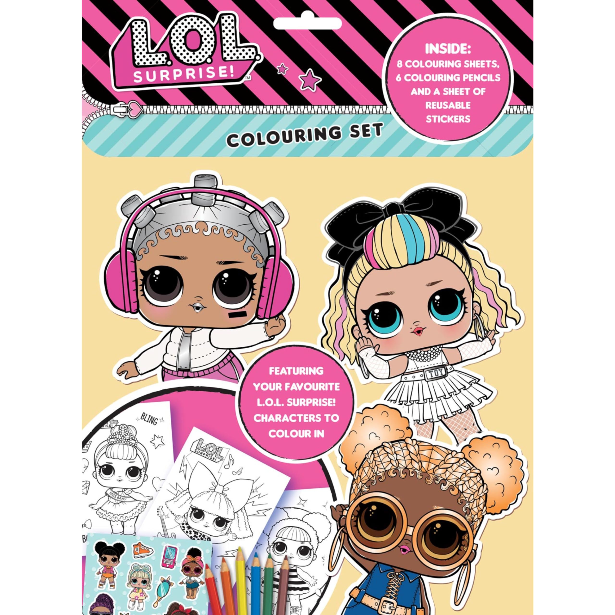 Alligator Books LOL Surprise Colouring Set