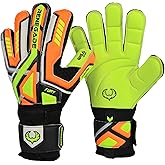 Renegade GK Fury Goalie Gloves with Microbe-Guard (Sizes 6-11, 7 Styles, Level 4) Pro-Tek Fingersaves & 4+3MM Giga Grip | High Performance Pro-Level Goalkeeper Glove | Based in The USA
