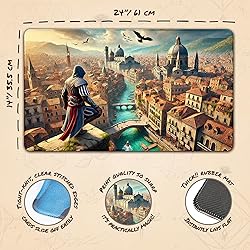 Assassin Overlooking (Stitched) - MTG Playmat