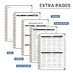 Planner 2025-2026, Monthly and Weekly Calendar