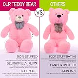 IKASA Giant Teddy Bear 78cm Pink Soft Toy Plush Gift EN71 ASTM view 5